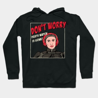 DON'T WORRY! pop art post punk mashup Hoodie